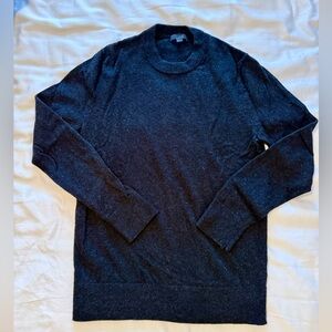 COS Men's Black Wool Crewneck Sweater